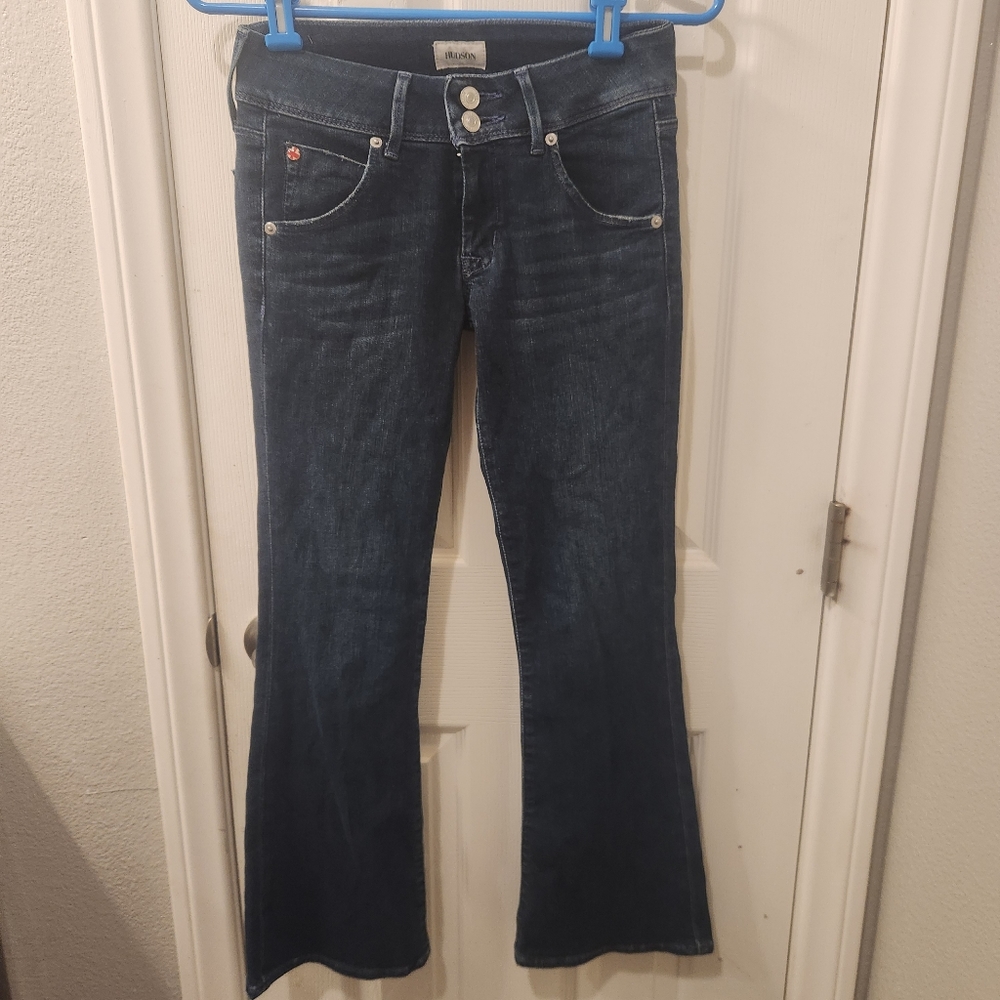 Hudson Collin mid rise bootcut crop jeans size 24 nwot